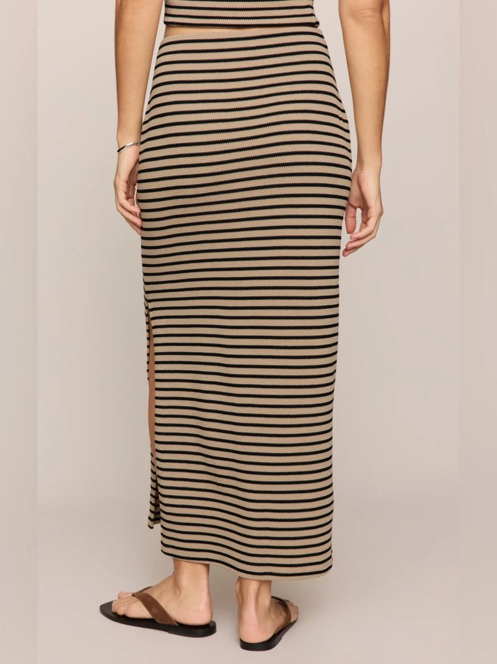 NWT Z Supply Anslie Stripe Midi Skirt & matching tube top tank - Picture 3 of 6